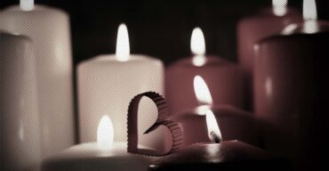 velas indicando o Luto Prolongado